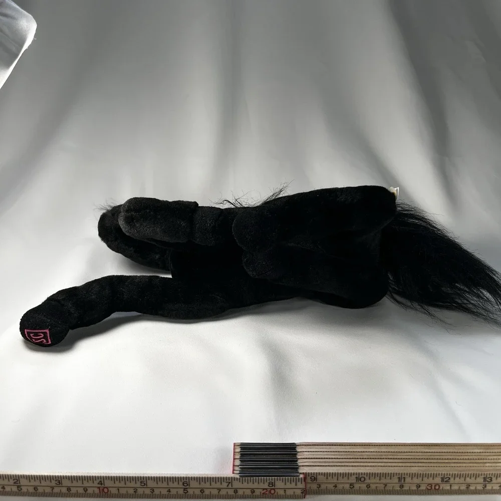 Breyer The Saddle Club Belle Black Horse Plush 16 in 2008 and Blanket